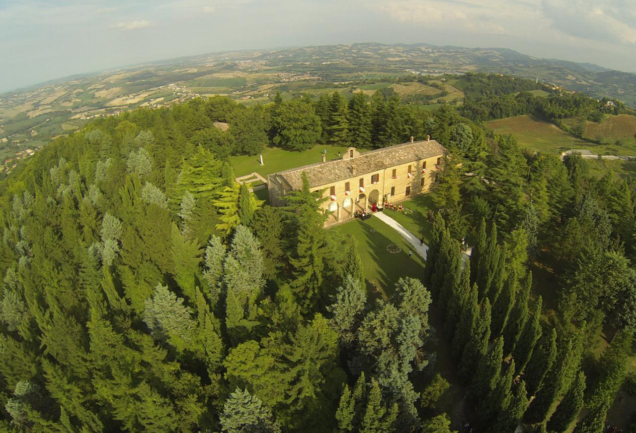 Convento Di San Francesco Mondaino Panzió Kültér fotó